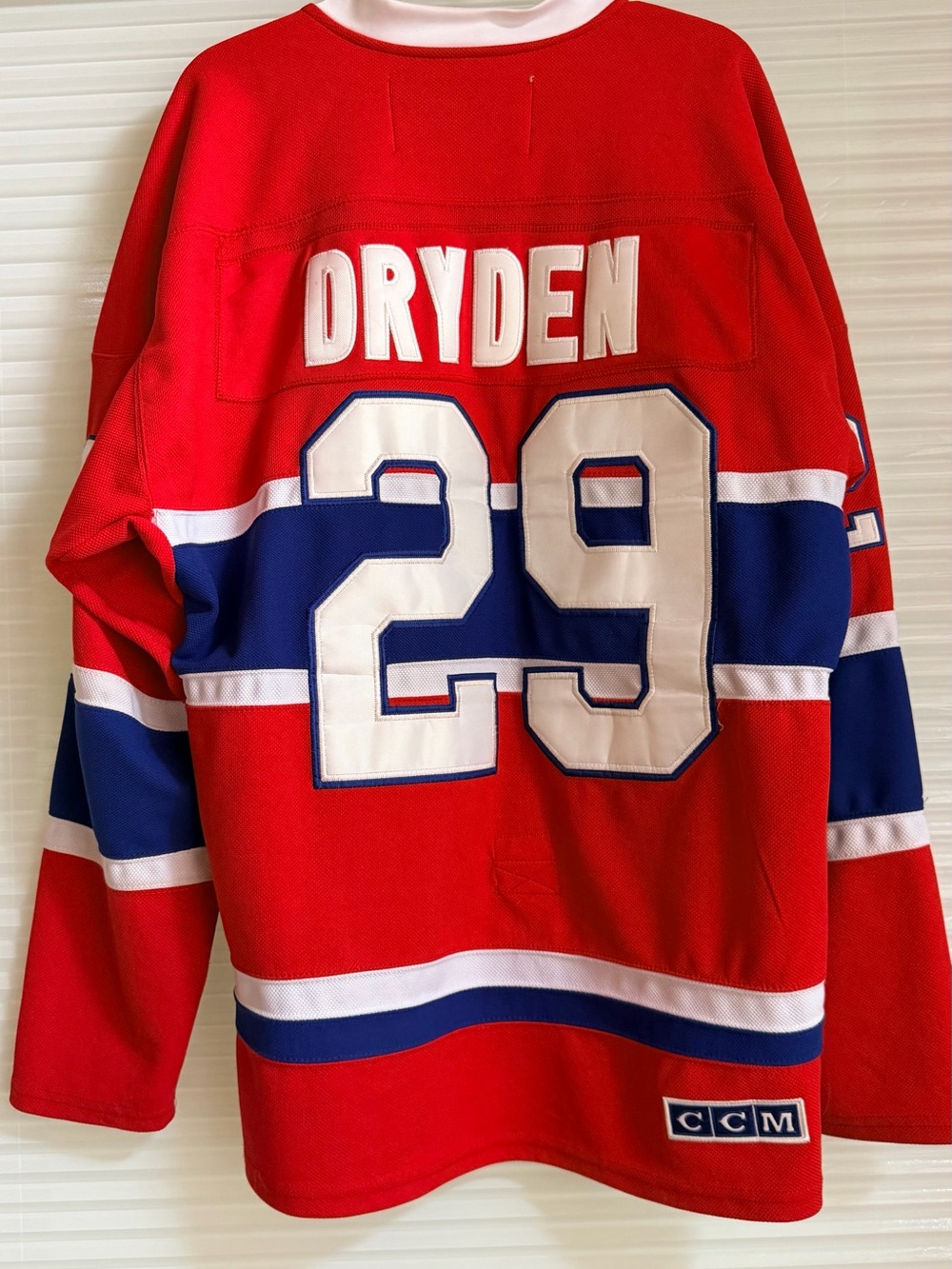 CCM Montreal Canadiens Ken Dryden #29 Vintage Hockey Jersey Size 52